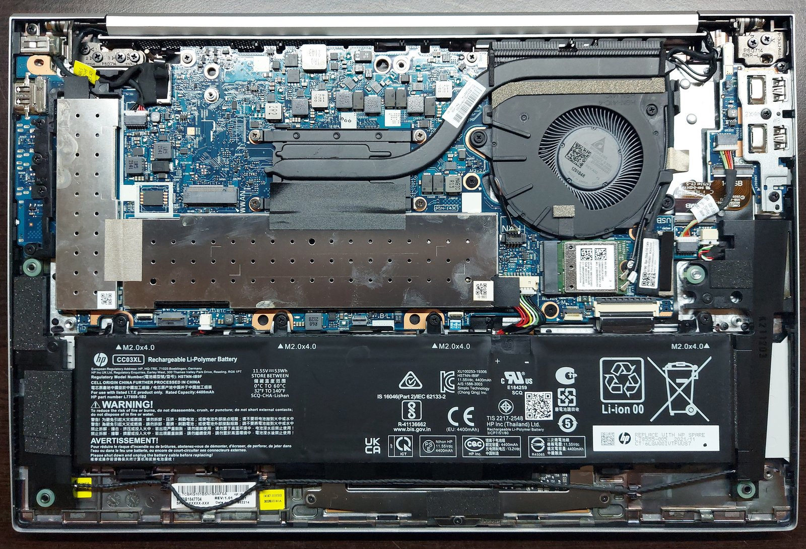 How to replace and fix HP EliteBook 840 G7, 840 G8, 845 G7, 845 G8, 745 G7, 745 G8, backlit US keyboard with palmrest (HP EliteBook 845 G8)